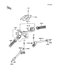 KAWASAKI, ZX900-A3 1986,ZX900-A4 1987,ZX900-A5 1988,ZX900-A5A 1988, HANDLEBAR