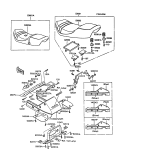 KAWASAKI, ZX900-A3 1986,ZX900-A4 1987,ZX900-A5 1988,ZX900-A5A 1988, SEAT