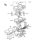 KAWASAKI, ZX900-A3 1986,ZX900-A4 1987,ZX900-A5 1988,ZX900-A5A 1988, METER(S)