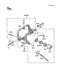 KAWASAKI, ZX900-A3 1986,ZX900-A4 1987,ZX900-A5 1988,ZX900-A5A 1988, HEADLIGHT(S)