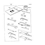 KAWASAKI, ZX900-A3 1986,ZX900-A4 1987,ZX900-A5 1988,ZX900-A5A 1988, OWNER'S TOOLS