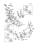 KAWASAKI, ZX900-A3 1986,ZX900-A4 1987,ZX900-A5 1988,ZX900-A5A 1988, COWLING LOWERS
