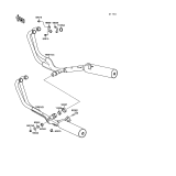 KAWASAKI, ZX750-F1 1987,ZX750-F2 1988,ZX750-F2A 1988,ZX750-F3 1989, MUFFLER(S)