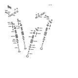 KAWASAKI, ZX750-F1 1987,ZX750-F2 1988,ZX750-F2A 1988,ZX750-F3 1989, VALVE(S)