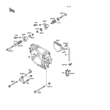 KAWASAKI, ZX750-F1 1987,ZX750-F2 1988,ZX750-F2A 1988,ZX750-F3 1989, FRAME FITTINGS