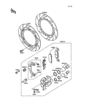 KAWASAKI, ZX750-F1 1987,ZX750-F2 1988,ZX750-F2A 1988,ZX750-F3 1989, FRONT BRAKE(ZX750F000001-016327)