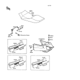 KAWASAKI, ZX750-F1 1987,ZX750-F2 1988,ZX750-F2A 1988,ZX750-F3 1989, SEAT
