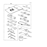 KAWASAKI, ZX750-F1 1987,ZX750-F2 1988,ZX750-F2A 1988,ZX750-F3 1989, OWNER'S TOOLS