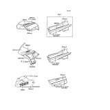 KAWASAKI, ZX750-F1 1987,ZX750-F2 1988,ZX750-F2A 1988,ZX750-F3 1989, DECALS(EBONY)