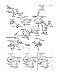 KAWASAKI, ZX750-F1 1987,ZX750-F2 1988,ZX750-F2A 1988,ZX750-F3 1989, COWLING