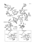 KAWASAKI, ZX750-F1 1987,ZX750-F2 1988,ZX750-F2A 1988,ZX750-F3 1989, COWLING