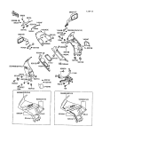 KAWASAKI, ZX750-F1 1987,ZX750-F2 1988,ZX750-F2A 1988,ZX750-F3 1989, COWLING