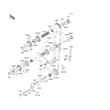 KAWASAKI, KL650-B1 1989,KL650-B2 1990,KL650-B3 1991, BALANCER