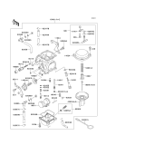 KAWASAKI, KL650-B1 1989,KL650-B2 1990,KL650-B3 1991, CARBURETOR
