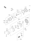 KAWASAKI, KL650-B1 1989,KL650-B2 1990,KL650-B3 1991, OIL PUMP