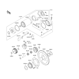 KAWASAKI, KL650-B1 1989,KL650-B2 1990,KL650-B3 1991, STARTER MOTOR
