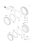 KAWASAKI, KL650-B1 1989,KL650-B2 1990,KL650-B3 1991, TIRE