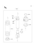 KAWASAKI, KL650-B1 1989,KL650-B2 1990,KL650-B3 1991, SHOCK ABSORBER