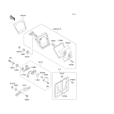 KAWASAKI, KL650-B1 1989,KL650-B2 1990,KL650-B3 1991, TAIL LAMP