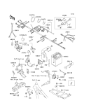 KAWASAKI, KL650-B1 1989,KL650-B2 1990,KL650-B3 1991, ELECTRICAL EQUIPMENT