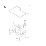 KAWASAKI, ZX600-E1 1993,ZX600-E2 1994,ZX600-E3 1995, OIL PAN