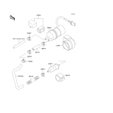 KAWASAKI, ZX600-E1 1993,ZX600-E2 1994,ZX600-E3 1995, FUEL PUMP