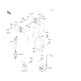 KAWASAKI, ZX600-E1 1993,ZX600-E2 1994,ZX600-E3 1995, IGNITION SYSTEM