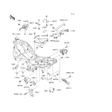 KAWASAKI, ZX600-E1 1993,ZX600-E2 1994,ZX600-E3 1995, BATTERY CASE