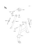 KAWASAKI, ZX600-E1 1993,ZX600-E2 1994,ZX600-E3 1995, STAND(S)
