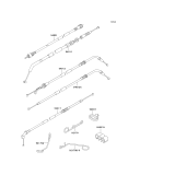 KAWASAKI, ZX600-E1 1993,ZX600-E2 1994,ZX600-E3 1995, CABLES