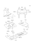 KAWASAKI, ZX600-E1 1993,ZX600-E2 1994,ZX600-E3 1995, DECALS(EBONY/GREEN)