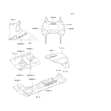 KAWASAKI, ZX600-E1 1993,ZX600-E2 1994,ZX600-E3 1995, DECALS(VIOLET/SILVER)