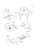 KAWASAKI, ZX600-E1 1993,ZX600-E2 1994,ZX600-E3 1995, DECALS(RED)