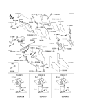 KAWASAKI, ZX600-E1 1993,ZX600-E2 1994,ZX600-E3 1995, COWLING LOWERS
