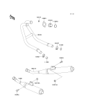 KAWASAKI, EX250-F6 1992,EX250-F8 1994,EX250-F9 1995, MUFFLER(S)