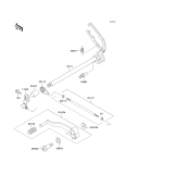 KAWASAKI, EX250-F6 1992,EX250-F8 1994,EX250-F9 1995, GEAR CHANGE MECHANISM