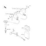 KAWASAKI, EX250-F6 1992,EX250-F8 1994,EX250-F9 1995, IGNITION SYSTEM