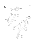 KAWASAKI, EX250-F6 1992,EX250-F8 1994,EX250-F9 1995, STAND(S)
