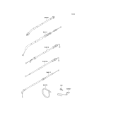 KAWASAKI, EX250-F6 1992,EX250-F8 1994,EX250-F9 1995, CABLES