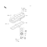 KAWASAKI, ZR750-C5 1995, CYLINDER/PISTON(S)