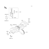 KAWASAKI, ZR750-C5 1995, CRANKSHAFT