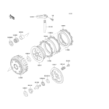 KAWASAKI, ZR750-C5 1995, CLUTCH