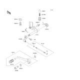 KAWASAKI, ZR750-C5 1995, GEAR CHANGE MECHANISM
