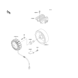 KAWASAKI, ZR750-C5 1995, GENERATOR