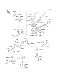 KAWASAKI, ZR750-C5 1995, FRONT MASTER CYLINDER