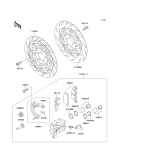 KAWASAKI, ZR750-C5 1995, FRONT BRAKE