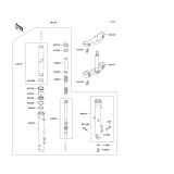 KAWASAKI, ZR750-C5 1995, FRONT FORK