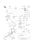 KAWASAKI, ZR750-C5 1995, FUEL TANK