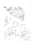 KAWASAKI, ZR750-C5 1995, CHASSIS ELECTRICAL EQUIPMENT