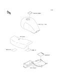 KAWASAKI, ZR750-C5 1995, LABELS